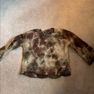 Green Tie Dye sweatshirt